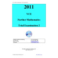 2011 VCE Further Mathematics Trial Exam 2
